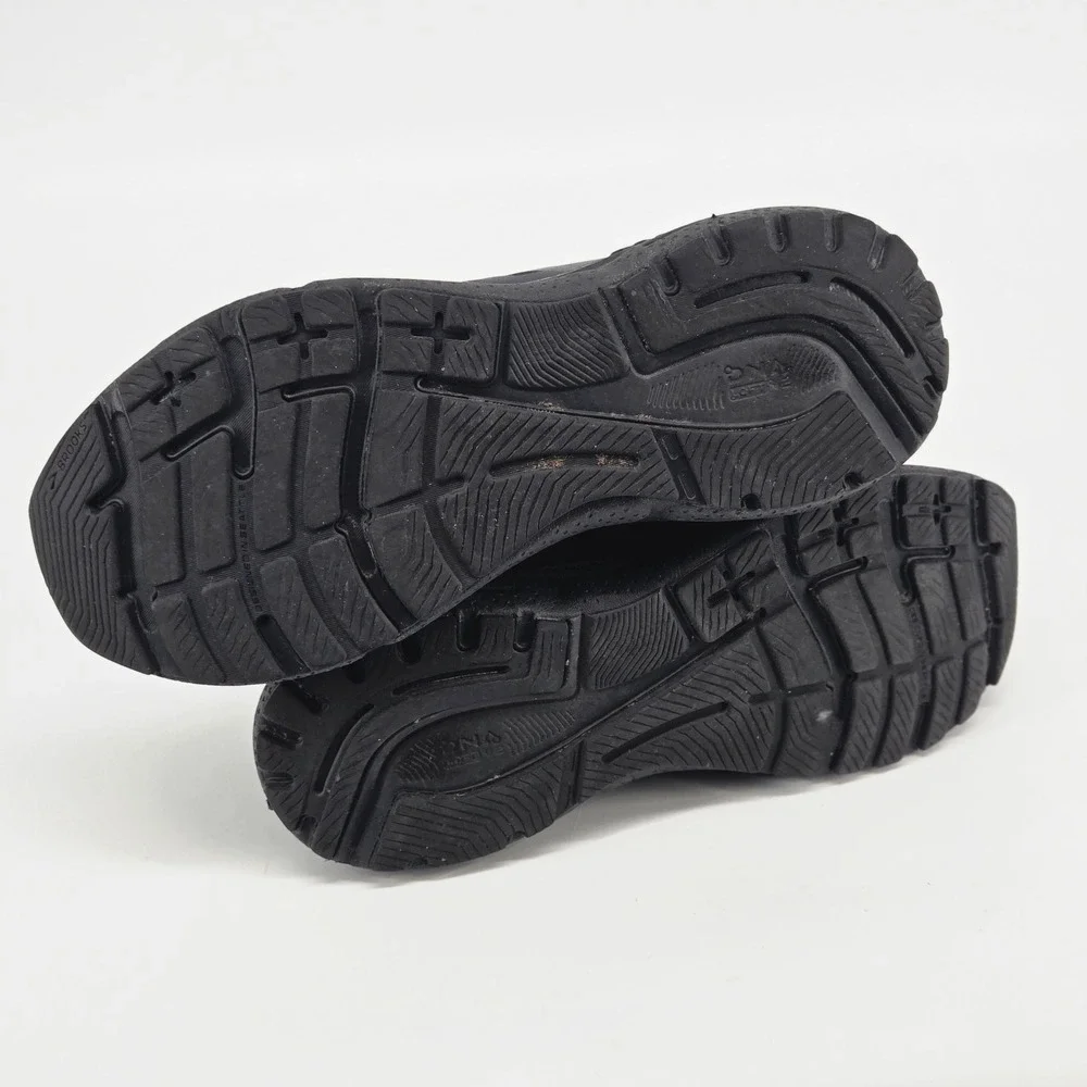Brooks Adrenaline GTS 23 Triple Black Men Running Sneakers Shoes Size 10.5 D